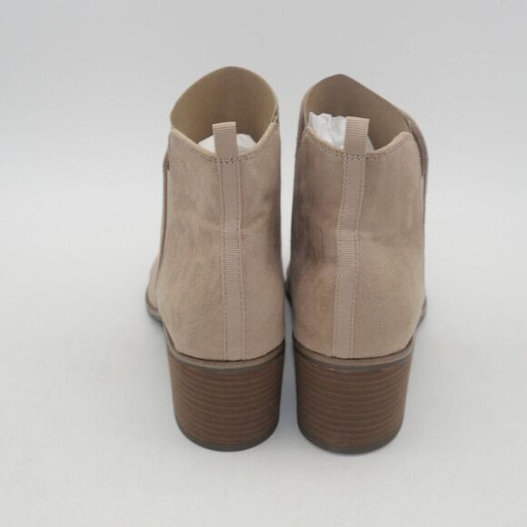 NEW Dr. Scholl's Women's 11 Teammate Slip On Chelsea Dress Ankle Boot Beige - Picture 7 of 8